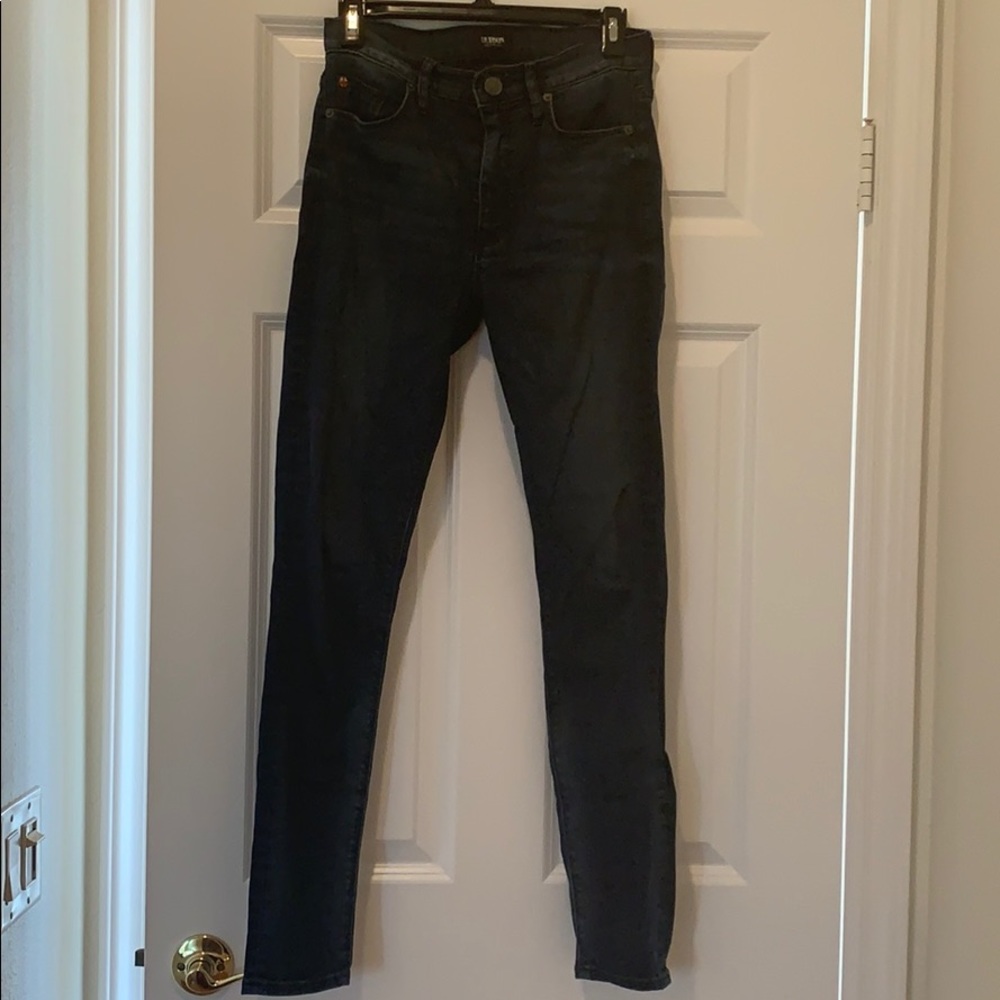 Hudson skinny leg blue jeans size 27